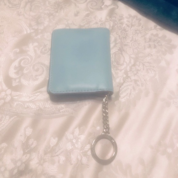 Baby Blue Kate SpAde Keychain/ Card Holder - Picture 2 of 3